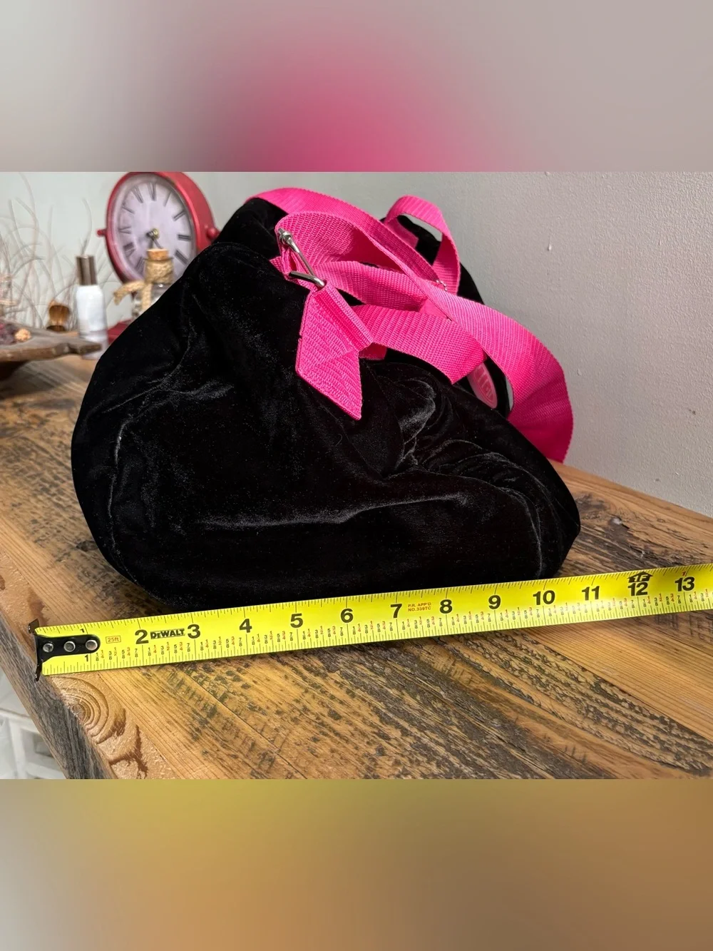 Vintage Beacon Street Girls Black Velour 